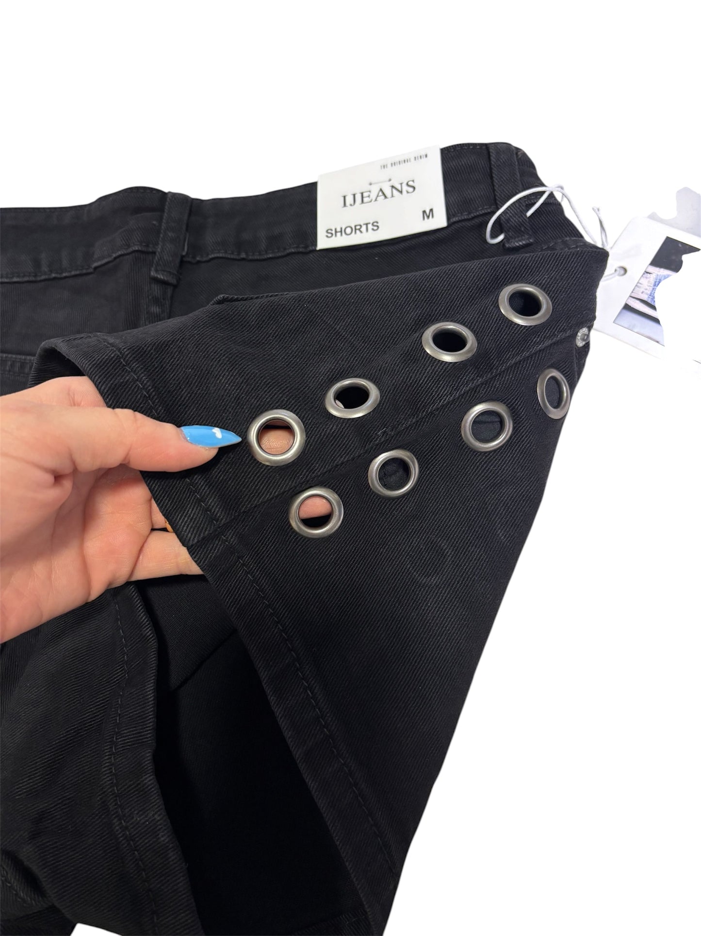 Short denim neri