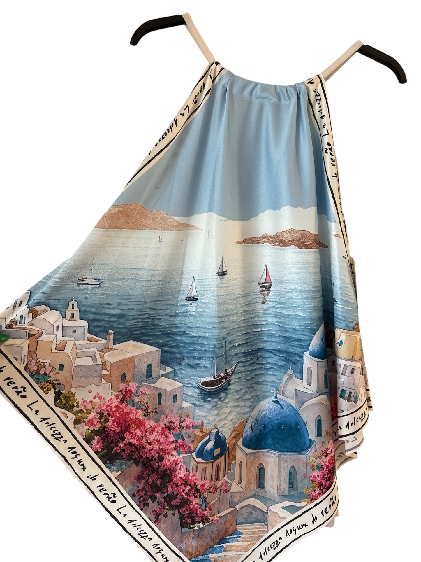 Top in raso Mykonos