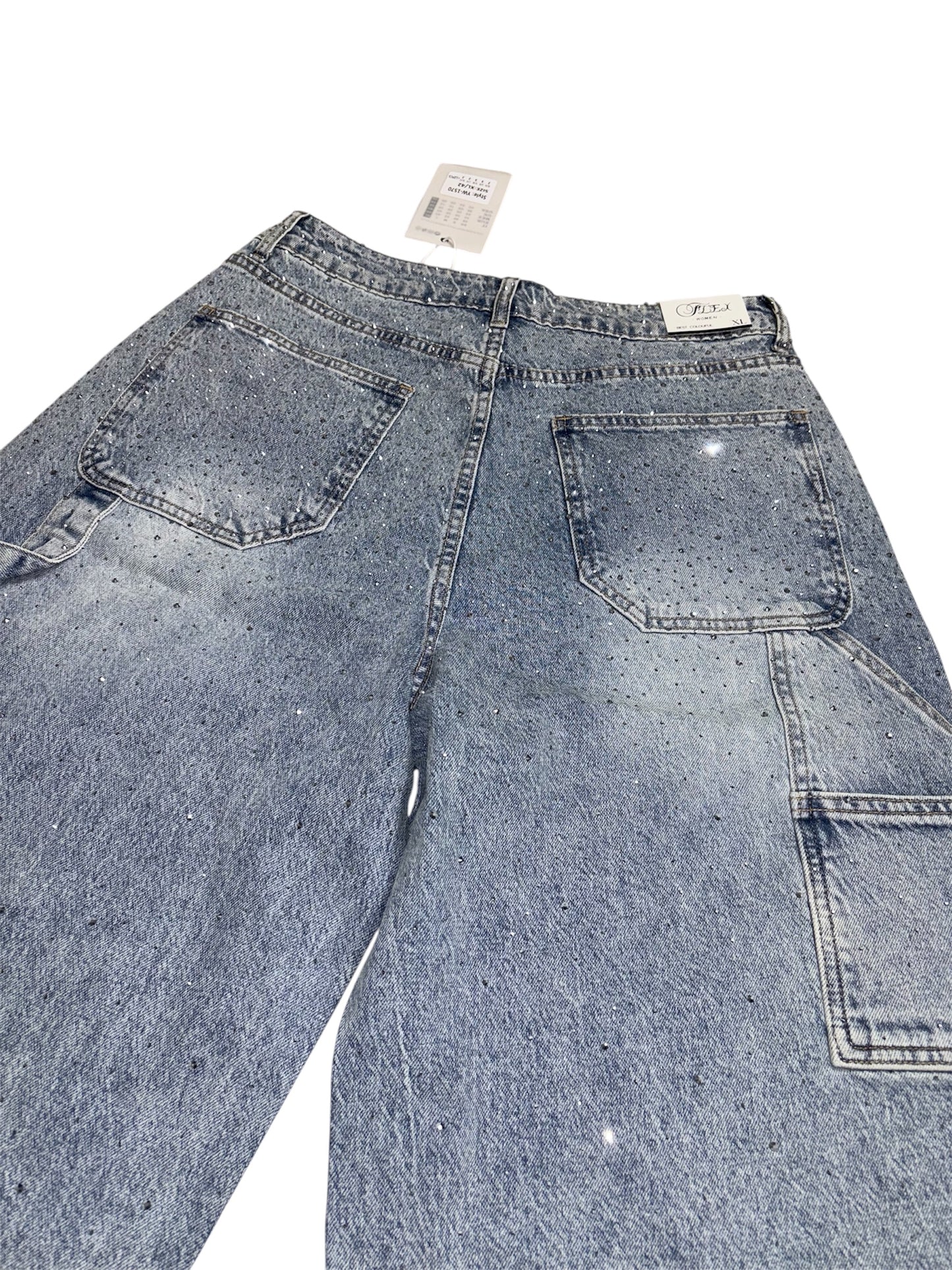 Jeans corto brillanti