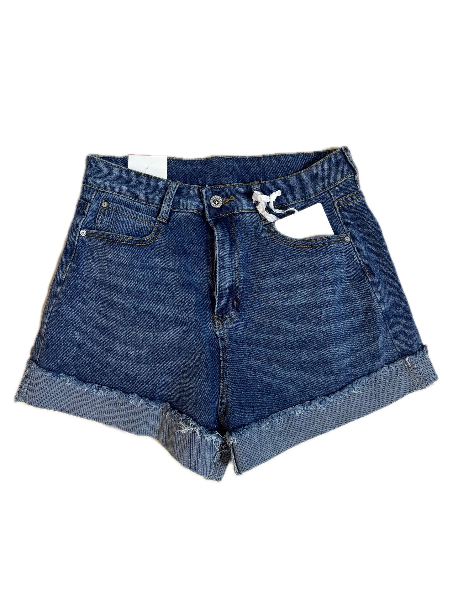 Pantaloncino tasca rosa