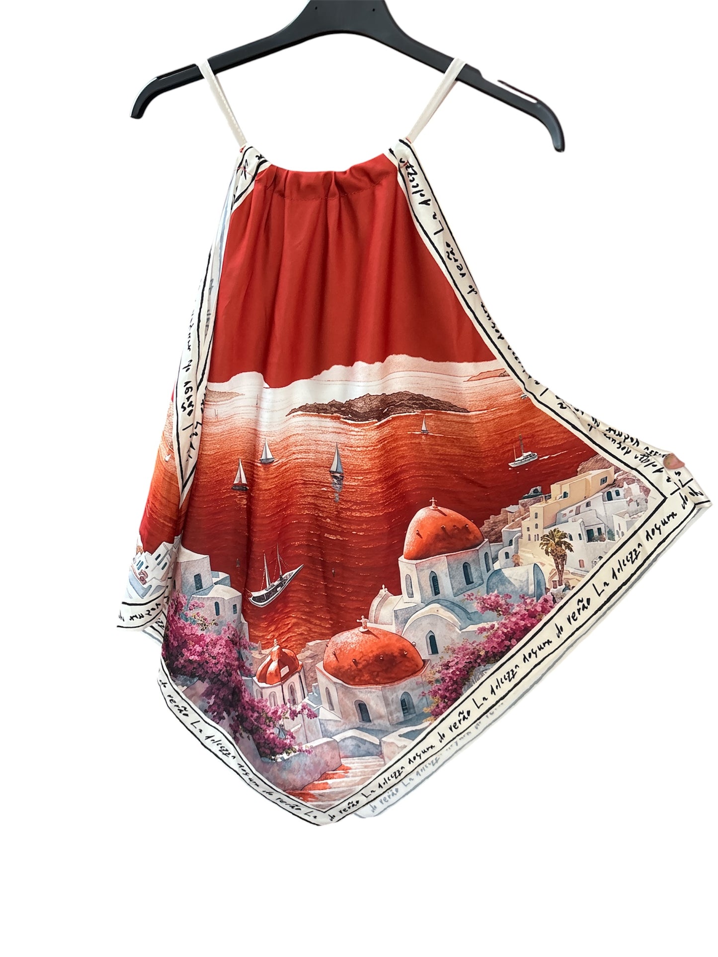 Top in raso Mykonos