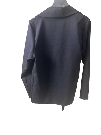 Blazer Asimmetrico a Portafoglio con Dettaglio Anello